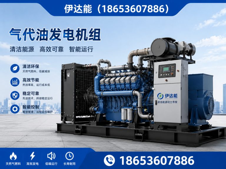 潍坊250kW锡柴天然气发电机展示图